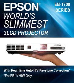Epson World's Slimmest 3LCD Projector
